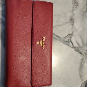 Prada long wallet